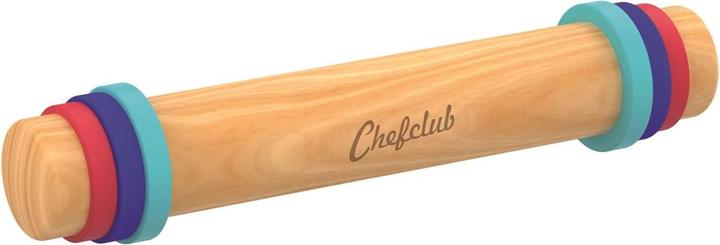 Actual product image Chefclub Rolling pin with silicone rings