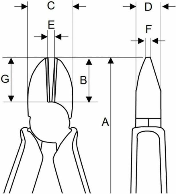 Productafbeelding Bahco Zijsnijders 160 mm 2171G-1 (160 mm)