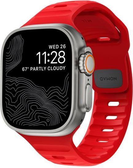 Produktbild Nomad Sport Band 42/44/45/49mm Night Watch Red (Fluorkautschuk)