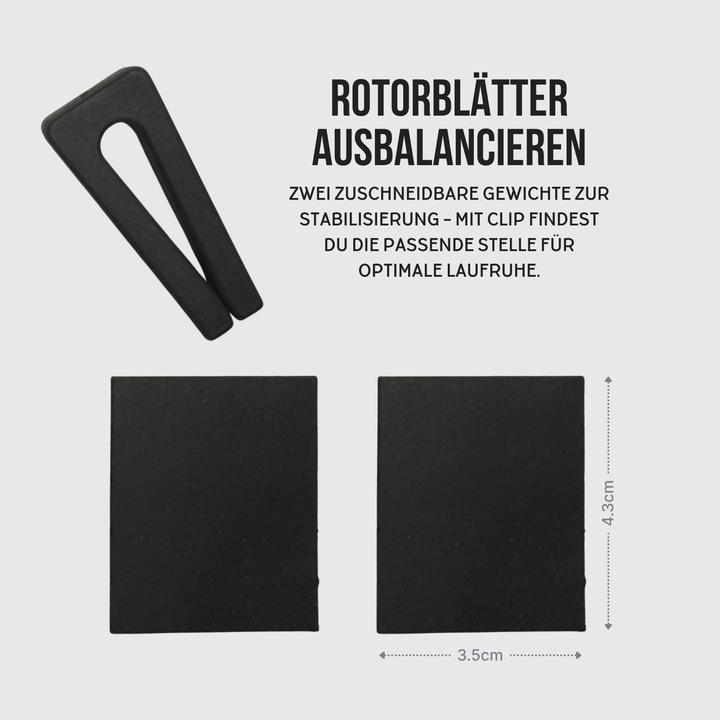 Immagine prodotto Hermex Ventilator mit LED-Beleuchtung Deckenventilator Deckengebläse