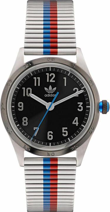 Actual product image adidas Quartz wristwatch AOSY22525 Grey Case material=stainless steel Material (bracelet) (Analogue wristwatch, 42 mm)