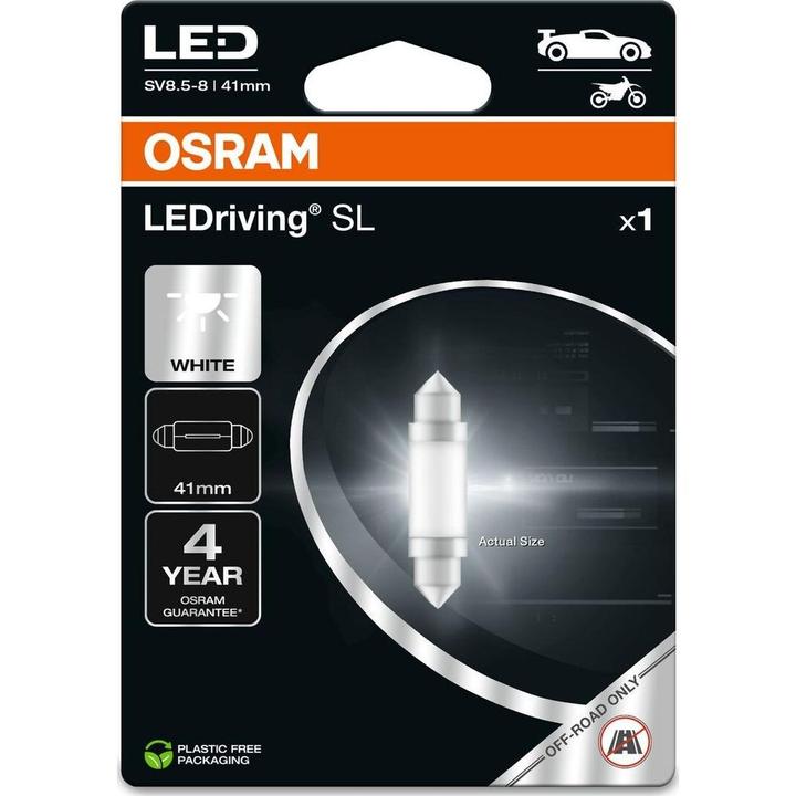 Produktbild Osram Soffittenlampe C5W 12V SV8.5-8