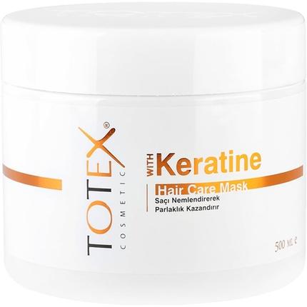 Image du produit Totex Masque capillaire revitalisant en profondeur 500ml avec vitamine B7 et protéines 16.9 Fl Oz Keratin (500 ml)