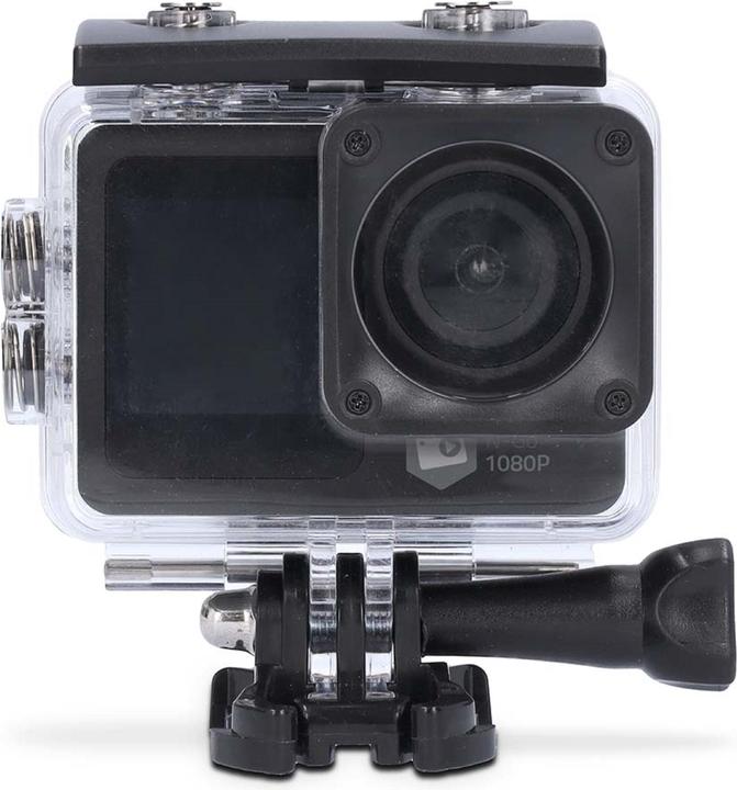 Nedis Action Cam | Dubbel scherm | 1080p@30fps | 12 MPixel | Waterdicht tot: 30,0 m | 70 min. (30p, WiFi)