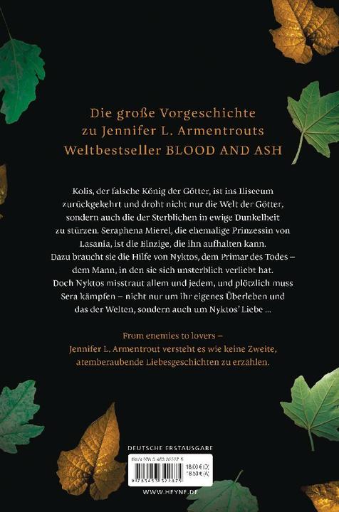 Image du produit Light and Flame – Eine Liebe im Schatten (Allemand, Sonja Rebernik-Heidegger, Jennifer L. Armentrout, 2023)
