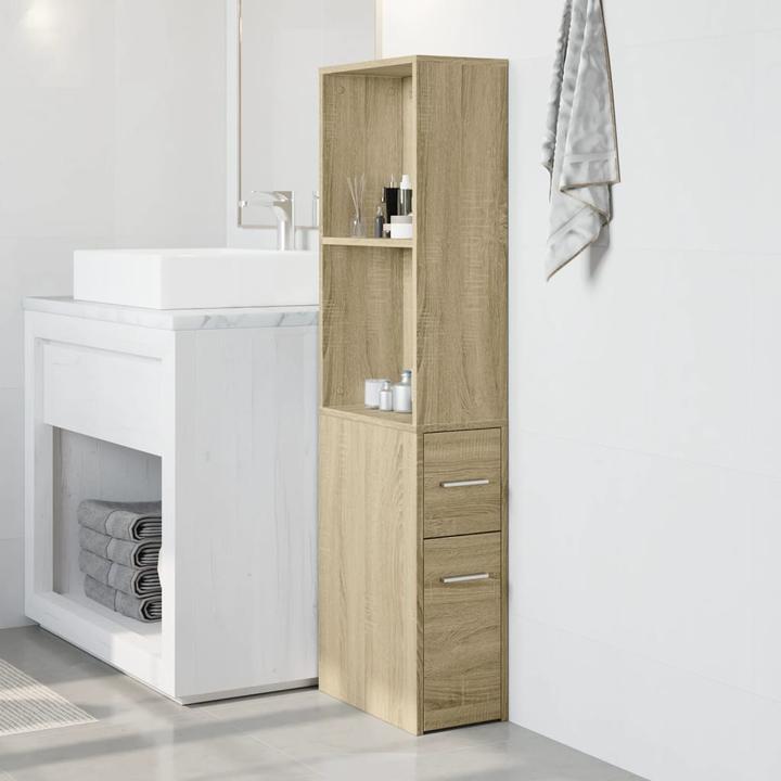 Immagine prodotto VidaXL Mobile bagno stretto con rotelle (22 x 41 x 135 cm)