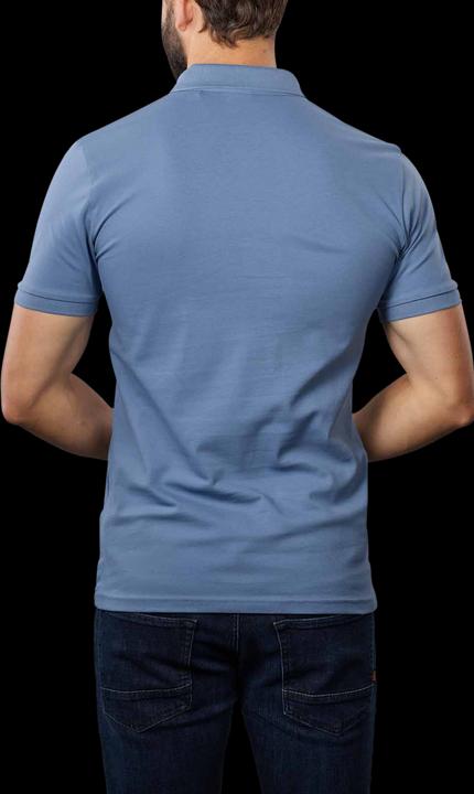 Produktbild Hugo Boss Boss Orange Short Sleeve Polo Shirt Slim Fit Open Blue (3XL)