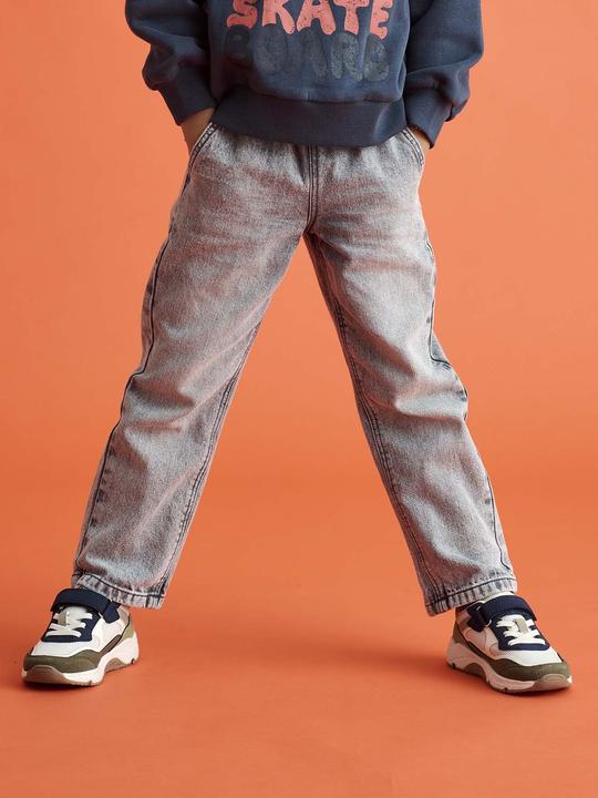 Produktbild Vertbaudet Weite Jungen Jeans mit Dehnbund, Bundweite verstellbar (152)