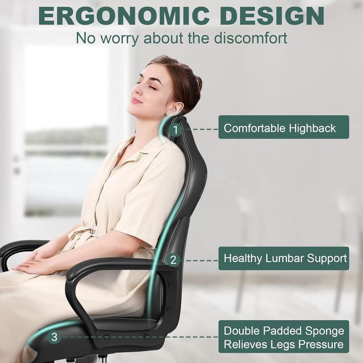 Actual product image Basetbl ergonomic office chair, grey