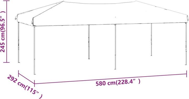 Actual product image VidaXL Bernhilde (292 cm, 580 cm)