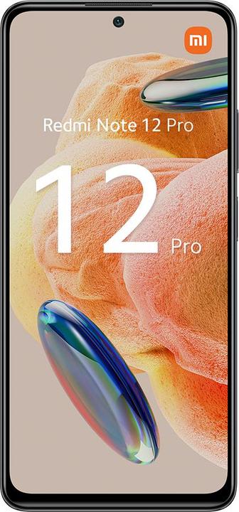 Actual product image Xiaomi Redmi Note 12 Pro (128 GB, Graphite grey, 6.67", Dual SIM, 108 Mpx, 4G)