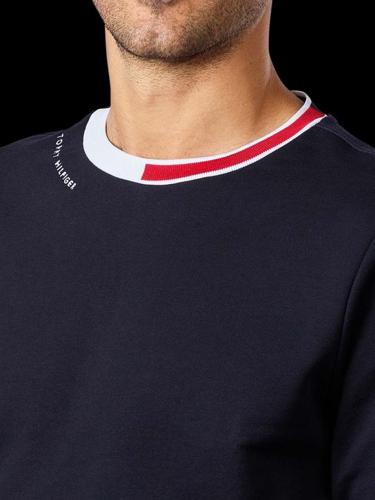 Produktbild Tommy Hilfiger Jacquard Pullover Crew Neck Desert Sky (M)