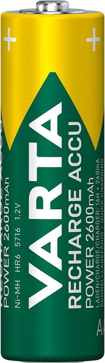 Image du produit Varta Recharger Accu Power (4 pcs, AA, 2600 mAh)