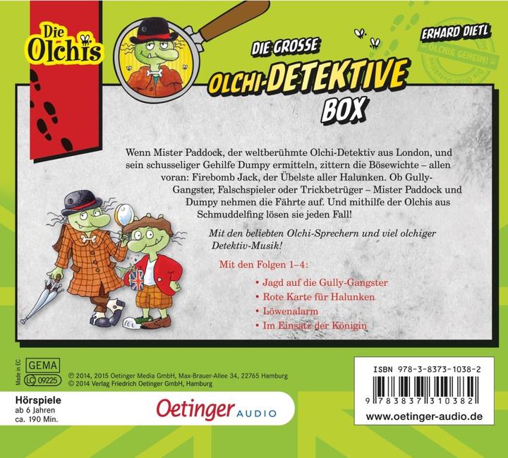 Actual product image The big Olchi Detectives Box (Benjamin Dittrich, Frank Jordan, Peter Kirchberger, Markus Langer, Kai Henrik Möller, German)