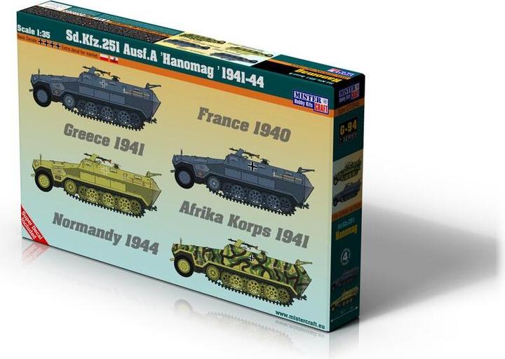 Produktbild MeisterCraft Sd. Kfz 251 1/35 ausf A Hanomag 1941-44