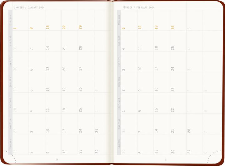 Actual product image Rhodia Webplanner 2024 (10 x 15 cm, Italian)