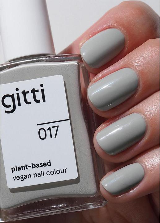 Actual product image Gitti no. 017 Nail Polish Feather Grey (Feather grey, Colour paint)