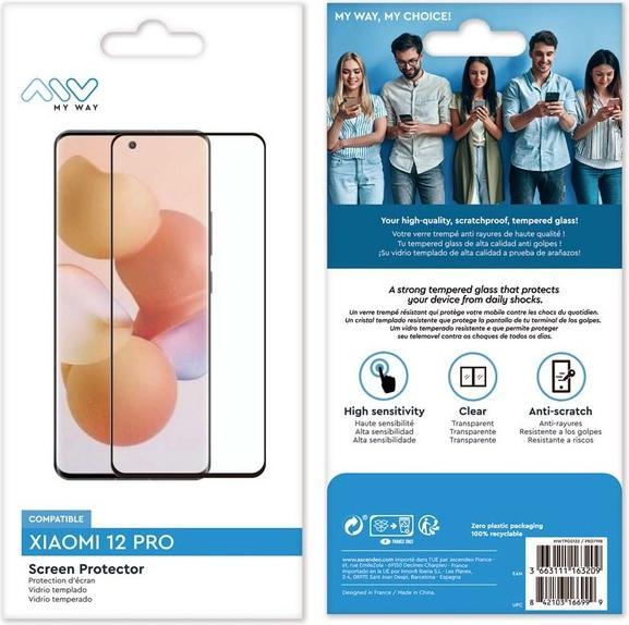Image du produit My Way Myway Verre Trempe Plat Xiaomi 12 Pro (1 pièce(s), Xiaomi 13 Pro, Realme 12 Pro+)