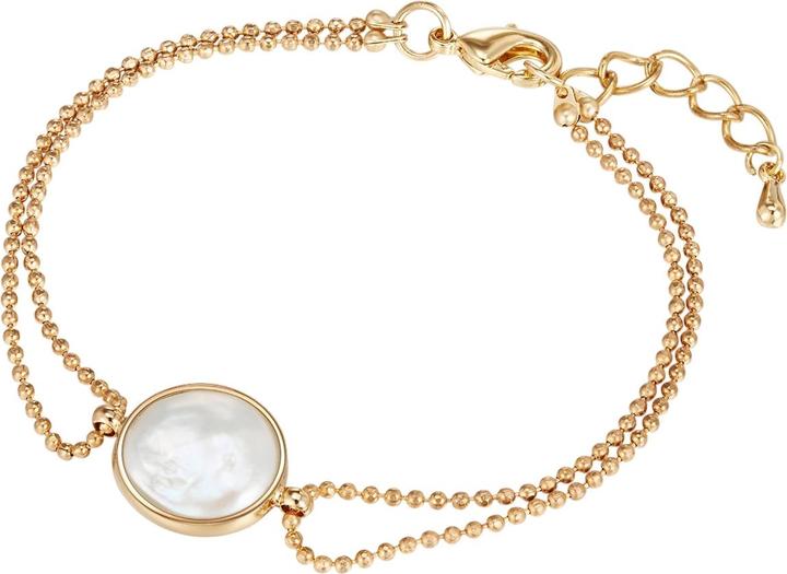 Produktbild Lulu & Jane Damen Metall-Legierung Süsswasser-Zuchtperle gelbgold - 29541 (17 cm, Metall-Legierung)