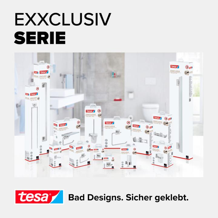 Actual product image tesa EXXCLUSIV Towel hook incl. adhesive solution without drilling