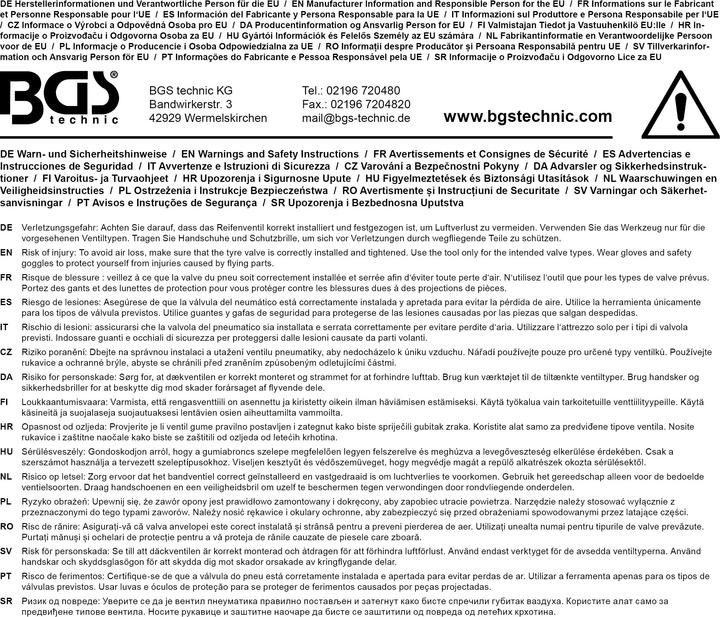Produktbild BGS Drehmomentschrauber für Ventil-Einsätze 0,45 Nm