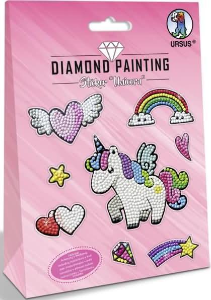 Produktbild Ursus Motivsticker Diamond Painting Unicorn