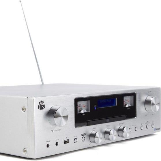 Produktbild GPO PR200 - Premium Line HiFi systeem, DAB+ radio, CD, USB, bluetooth (Bluetooth, 1x 12 W)