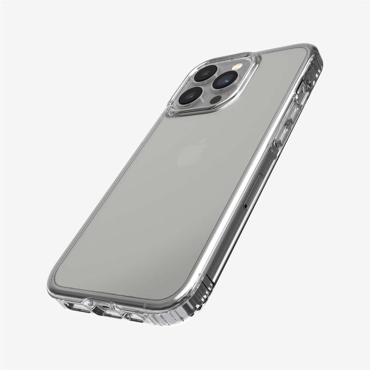 Actual product image tech21 Evo Clear mobile phone case (6.1") Cover Transparent (Apple iPhone 13 Pro)
