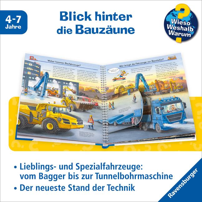 Produktbild Ravensburger Fahrzeuge auf der Baustelle (Deutsch, Andrea Erne, 2020)