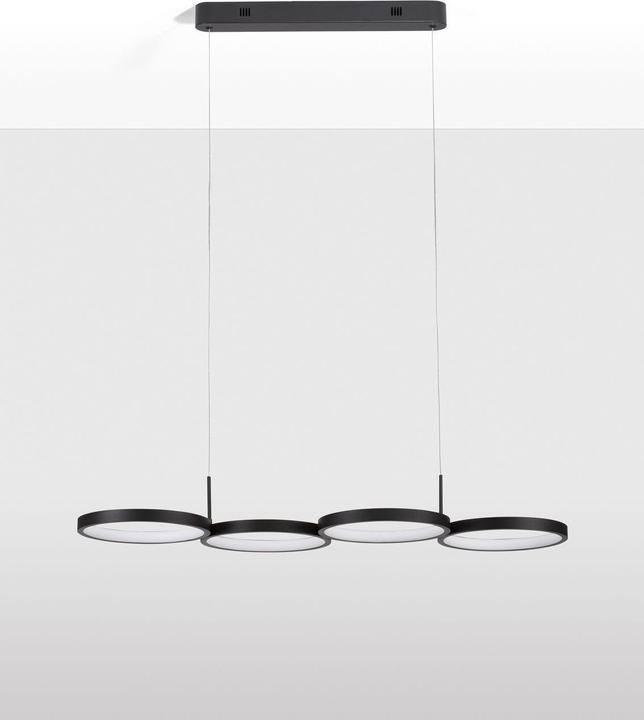 Image du produit Nova Luce MAGNUS LED Suspension Noir 41W Blanc Chaud 84x32x120cm dimmable 9248117