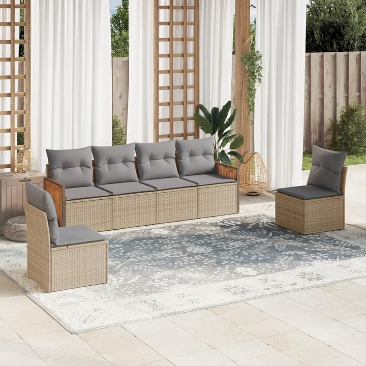 Actual product image VidaXL 10-piece garden lounge set with cushions