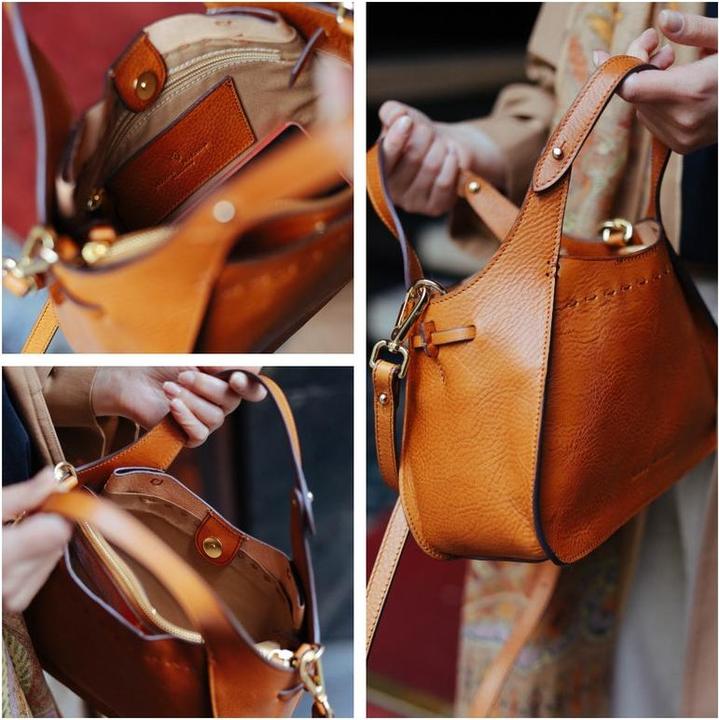 Produktbild Only-Bags.Store Ledertasche, handgefertigte Ledertasche, Handtasche, elegante Ledertasche