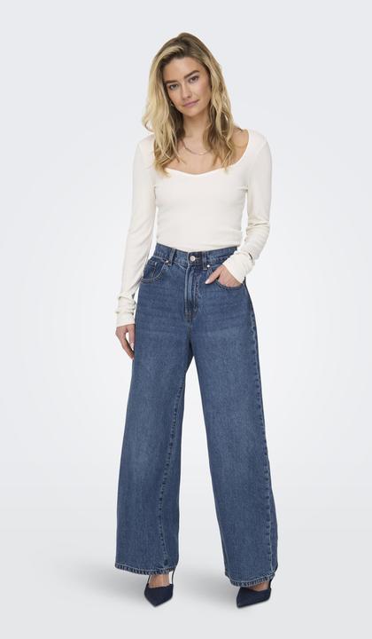Actual product image Only ONLHope Life Ex HW Wide Straight Fit Jeans (W28/L30)