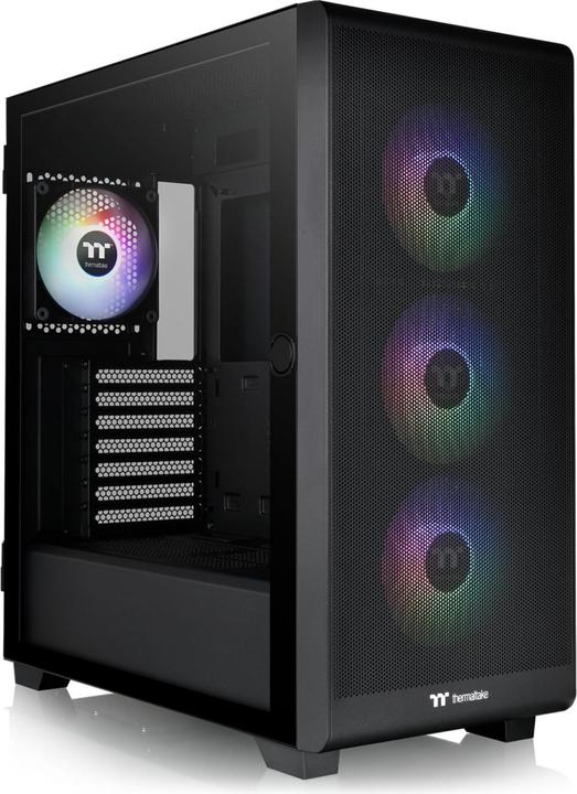 Actual product image Thermaltake S250 TG ARGB Black (mATX, Mini-ITX, ATX, E-ATX)