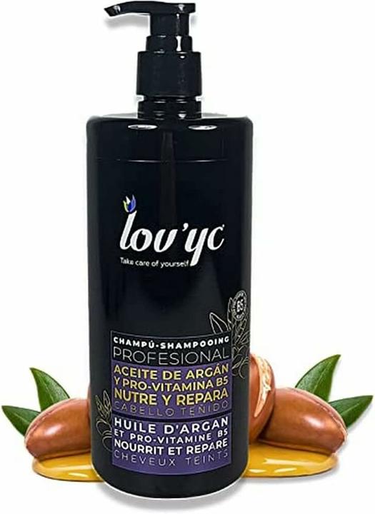 Image du produit Lov'yc Shampooing professionnel à l'huile d'argan pour nourrir et réparer les cheveux colorés 25.3 fl oz