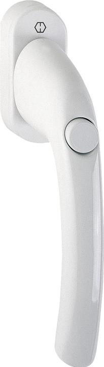 Produktbild Hoppe Fenstergriff TOKYO - Druckknopf 90°, VK 7 x 40 mm, weiss (Türgriff)