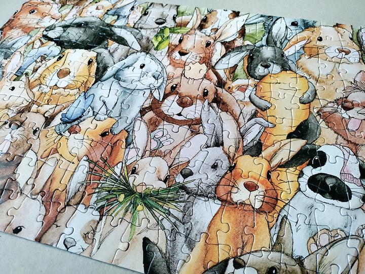 Actual product image Tactic Rabbit jigsaw puzzle, 200 pieces. (200 pieces)