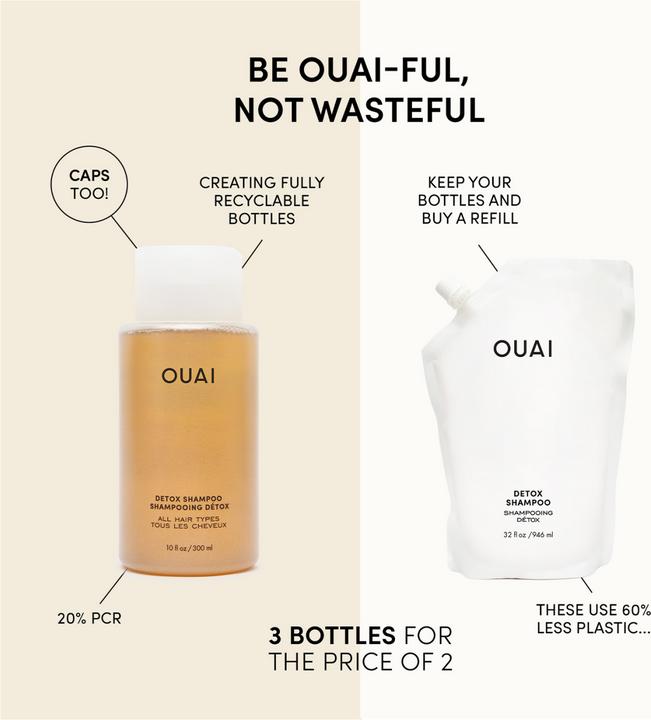 Immagine prodotto Ouai Disintossicazione (300 ml, Shampoo liquido)