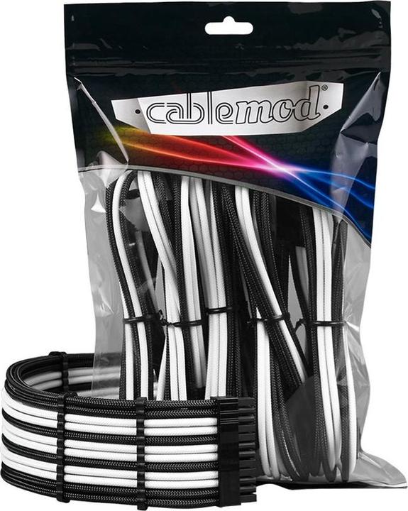 Produktbild CableMod PRO ModMesh 12VHPWR Cable Extension Kit - schwarz/weiss