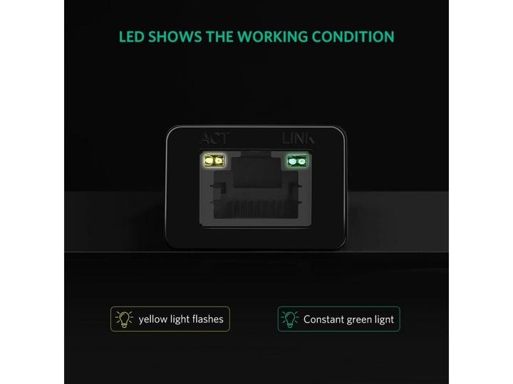 Produktbild Ugreen USB-C auf Ethernet Adapter (Ethernet / Lan, 6.20 cm)