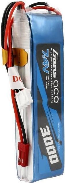 Produktbild Gens Ace 3000mAh 7.4V 1C 2S1P LiPo Battery (7.40 V, 3000 mAh)