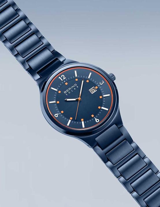 Actual product image Bering 14442-797 Slim Solar men's watch 42mm 5ATM (Analogue wristwatch)