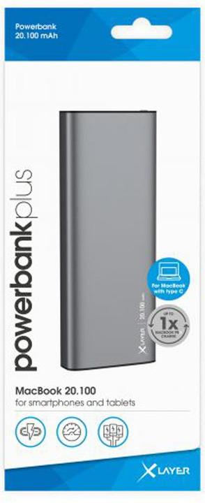 Produktbild Xlayer Plus MacBook (20100 mAh, 45 W, 74.37 Wh)
