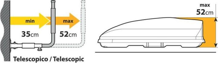 Produktbild Nordrive Wandhalter für Dachbox