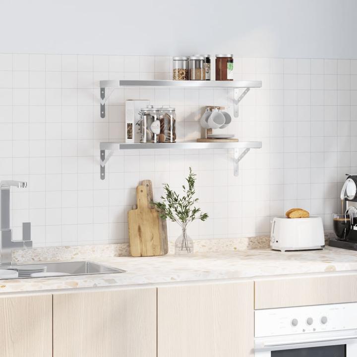 Immagine prodotto VidaXL Mensole a muro 2 pezzi 75 x 23,5 cm Nobile