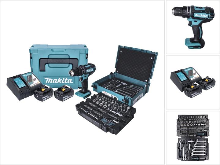 Productafbeelding Makita DHP482JX13 Snoerloze Klopboormachine (Oplaadbare batterij)