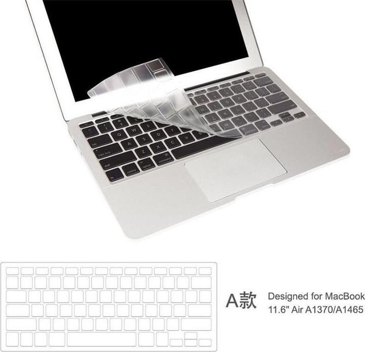 Actual product image Wiwu MacBook Pro 13 inch/16 inch Touch Keyboard Protector TPU Transparent