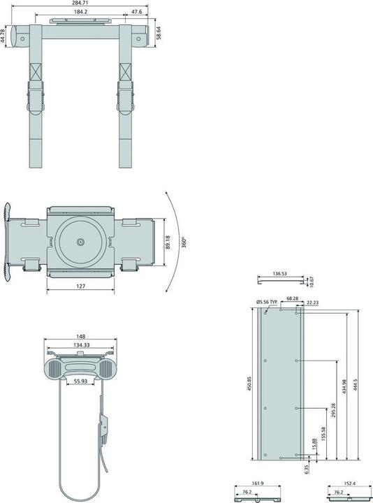 Actual product image Accuride PC holder