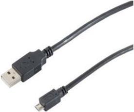 Actual product image Shiverpeaks BS77185-HQ USB Cable USB A Micro-USB A Black (5 m, USB 2.0)