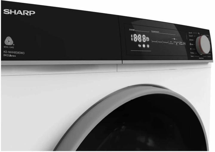 Actual product image Sharp KD-NHH8S8GW3-DE (8 kg, Right, EU plug)